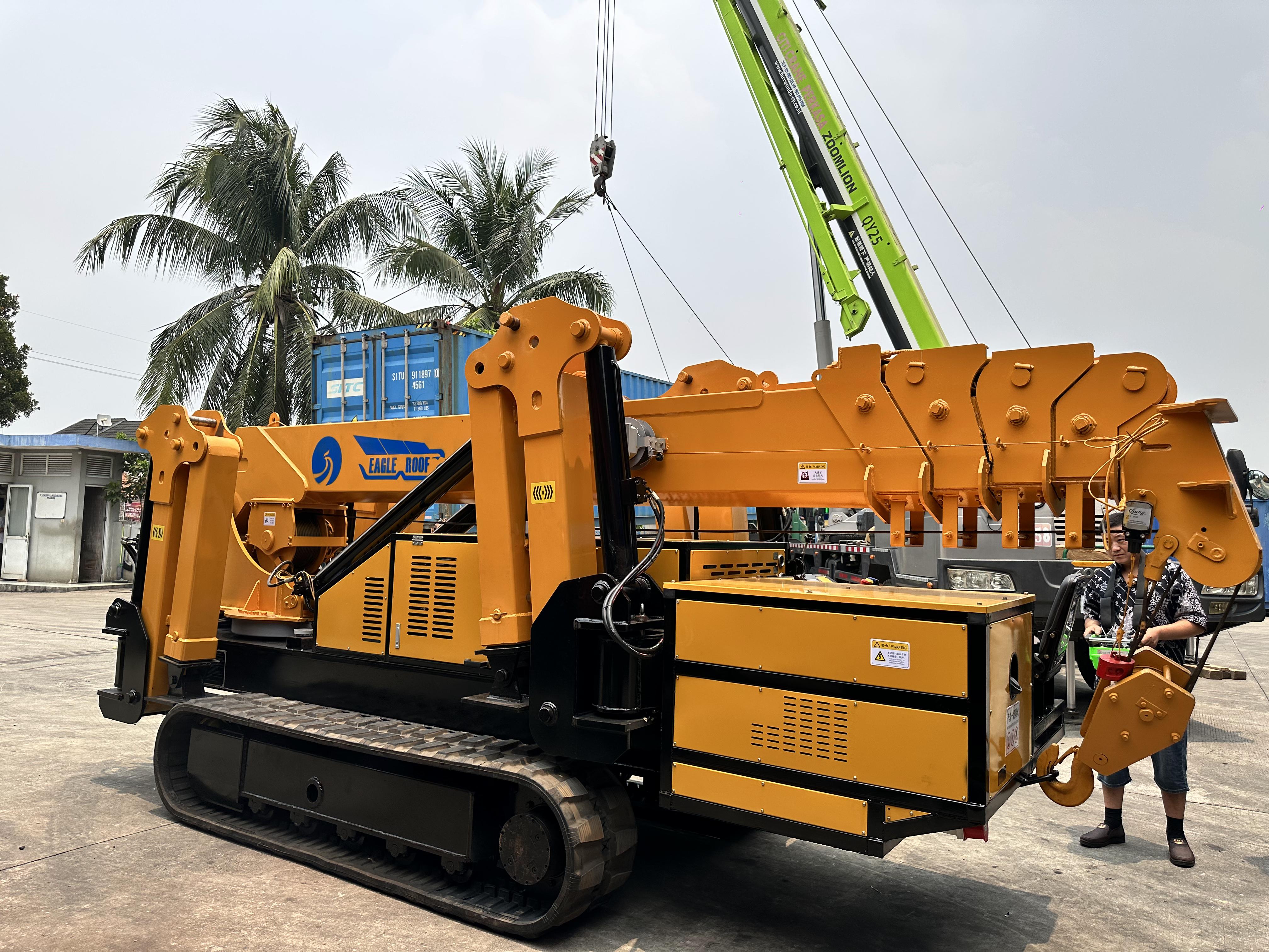 華鷹機械告訴你什么才叫蜘蛛吊車嗎？