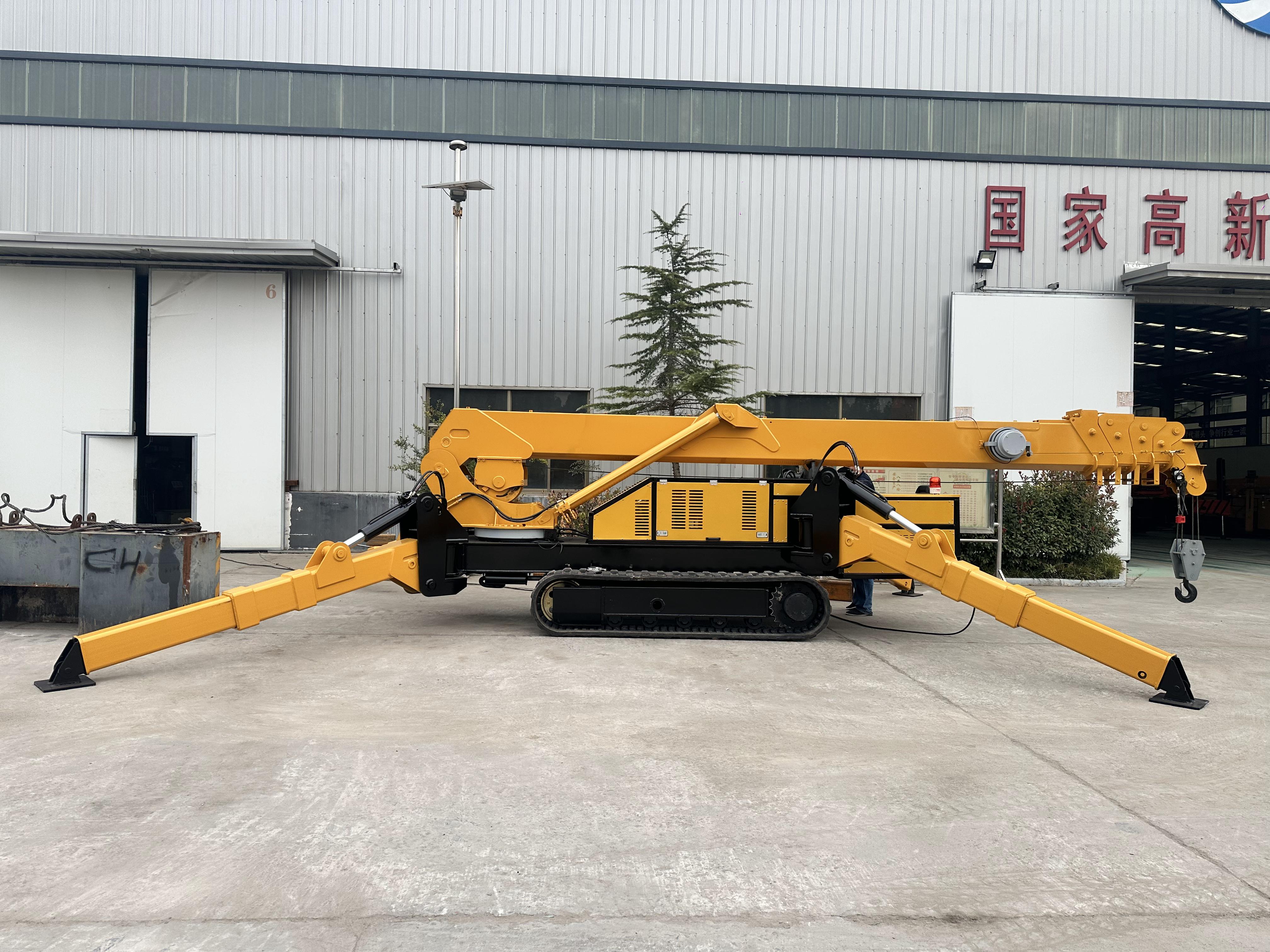  華鷹機械蜘蛛型吊車有哪些優(yōu)勢？